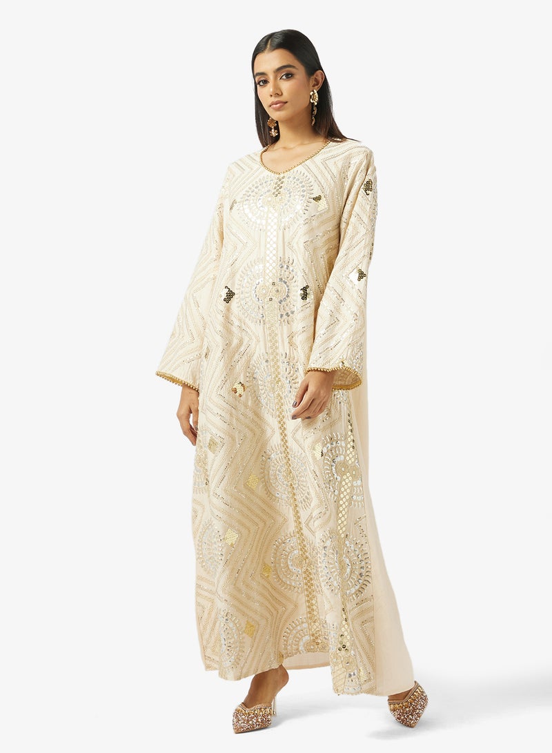 Khizana Printed Jalabiya - Image 1